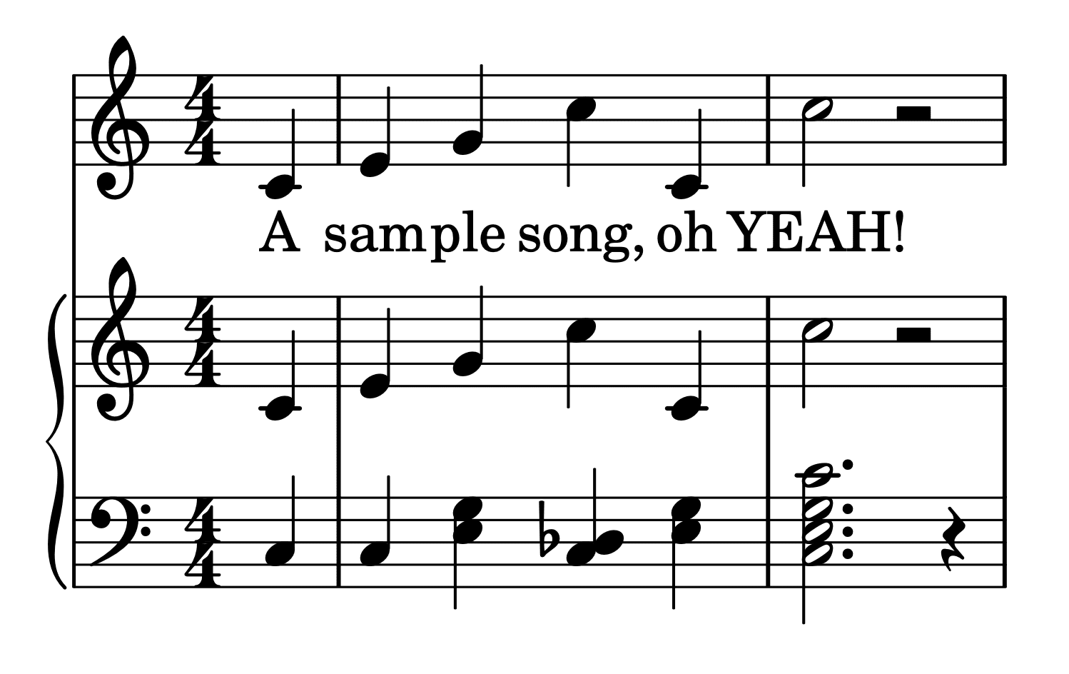 musical score rendered from that code